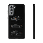 Black Silverado Classic Pickup Tough Phone Case for Chevy Truck Fans