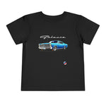 Ford Galaxie Blue Vintage Muscle Car Graphic Toddler T-Shirt Classic Ford Tee