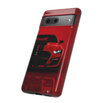 Red Mustang Art Phone Case, GT500 American Muscle Car Tough Cover