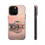 1957 Chevy Bel Air Blush Cream Tough Phone Case for Classic Car Fans