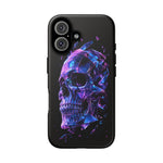 Holographic Skull Phone Case, Shattered Glass Iridescent Cover