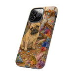 Guilty French Bulldog Phone Case, Confetti Watercolor Cover