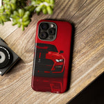 Red Mustang Art Phone Case, GT500 American Muscle Car Tough Cover