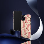 Pink Cowboy Boots phone case | Western pattern | Pastel stars