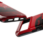 Red Mustang Art Phone Case, GT500 American Muscle Car Tough Cover