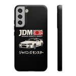 R34 Skyline GT-R JDM Rising Sun Tough Phone Case Cover Gift