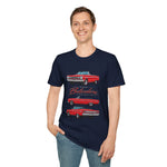 1966 Belvedere Convertible Car T-Shirt | Vintage Red Classic Automobile Tee