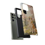 Akita under Cherry Blossoms Dog Breed Phone Case