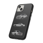 Silver Hakosuka Skyline Classic Sports Car Tough Phone Case for JDM Fans