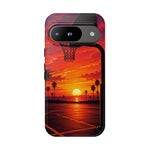 Basketball Court Sunset Phone Case | Tough Phone Case