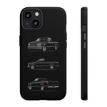 Black Silverado Classic Pickup Tough Phone Case for Chevy Truck Fans
