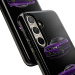 Purple R33 Skyline GTR JDM Sports Car Phone Case Tough Multi View
