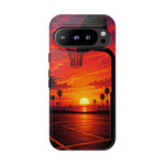 Basketball Court Sunset Phone Case | Tough Phone Case