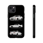 R32 Skyline Phone Case White, Three-View Vector Cover, Gift GTR Fans
