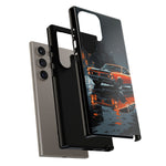 1966 GTO Orange Rainy City Tough Phone Case Cover Gift Art