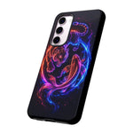 Neon Tiger and Koi Phone Case | Tough Case