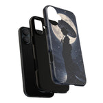 Geisha Parasol Moonlight Art Tough Phone Case