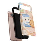 Milk Cookie Phone Case Cute Food Kawaii Tough Cover Gift Art