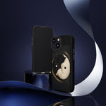 Yin Yang Cats Phone Case, Black White Stylized Art Cover