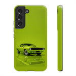 Green Cuda Muscle Car phone case for Gear Heads