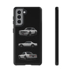 Silver Hakosuka Skyline Classic Sports Car Tough Phone Case for JDM Fans