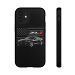 Black ZL1 Camaro Phone Case Muscle Car Tough Cover Gift Art