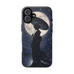 Geisha Parasol Moonlight Art Tough Phone Case