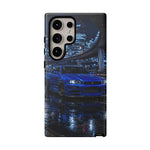 Skyline GT-R R34 Bayside Blue Tokyo Night Art Tough Phone Case