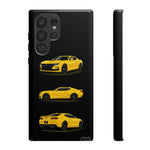 Yellow Camaro SS Muscle Car Phone Case Tough Multi View Print