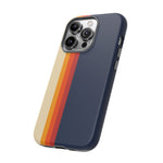 Retro Rainbow Stripe Phone Case | Tough Phone Case