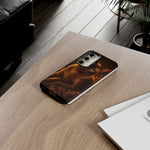 Burmese Golden Sable Portrait Art Tough Phone Case
