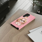 Shih Tzu Princess Kawaii Chibi Puppy Pet Dog Art Tough Phone Case