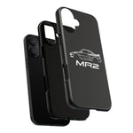 MR2 White Side Silhouette JDM Tough Phone Case Cover Gift