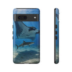Cobia Ray Rider Tough Phone Case Ocean Wildlife Tough Cover Gift Art