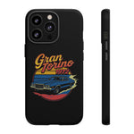 1972 Gran Torino Blue Retro Muscle Car Tough Phone Case Cover