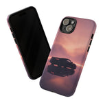 C8 Corvette Silhouette Pastel Horizon Case