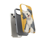 Sheepdog Hair Flip Phone Case Funny Dog Lover Gift