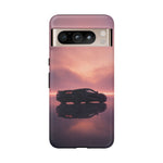 C8 Corvette Silhouette Pastel Horizon Case