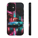 1980s Sports Car C4 Miami Nights Aesthetic Tough Phone Case