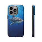 Tiger Shark Phone Case, Dappled Blue Water Tough Cover
