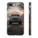 OBS Chevy Truck Phone Case, White Classic Pickup Tough Cover, Gift