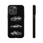 Silver Hakosuka Skyline Classic Sports Car Tough Phone Case for JDM Fans