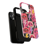 Pop Art Lips and Lightning Bolt Phone Case