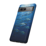 Amberjack School Phone Case, Open Water Sunlight Tough Cover