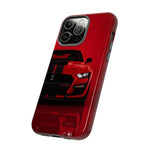 Red Mustang Art Phone Case, GT500 American Muscle Car Tough Cover