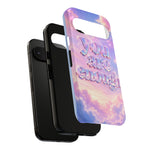 You Are Enough phone case | pastel cloud affirmation protective case