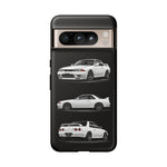 R32 Skyline Phone Case White, Three-View Vector Cover, Gift GTR Fans