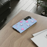 Pink Hearts & Holographic Stars Phone Case | Tough Cover