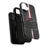 Camaro ZL1 Phone Case, Black Red Racing Stripe Studio Cover, Gift