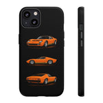 Orange Miura Classic Supercar Tough Phone Case - 3 View
